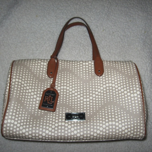 Lauren Ralph Lauren Handbags - Lauren RL Delwood Barrel Satch Purse